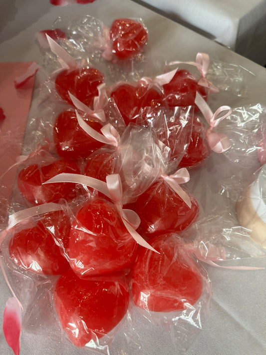 Puffed Heart Soap